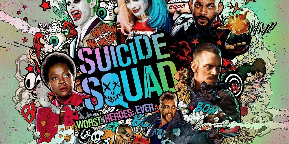 Suicide Squad Poster Art Title