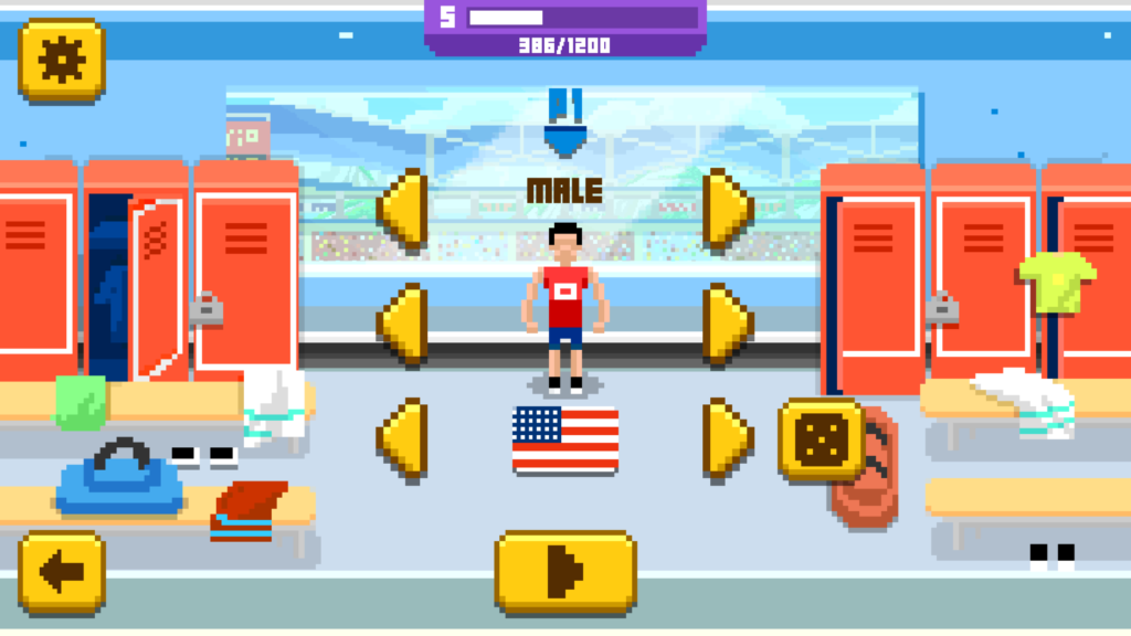 iOS Sports Hero Character Customization