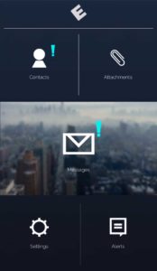 Mr. Robot E-Corp Messaging Menu