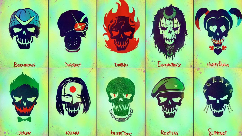 Suicide Squad Skulls